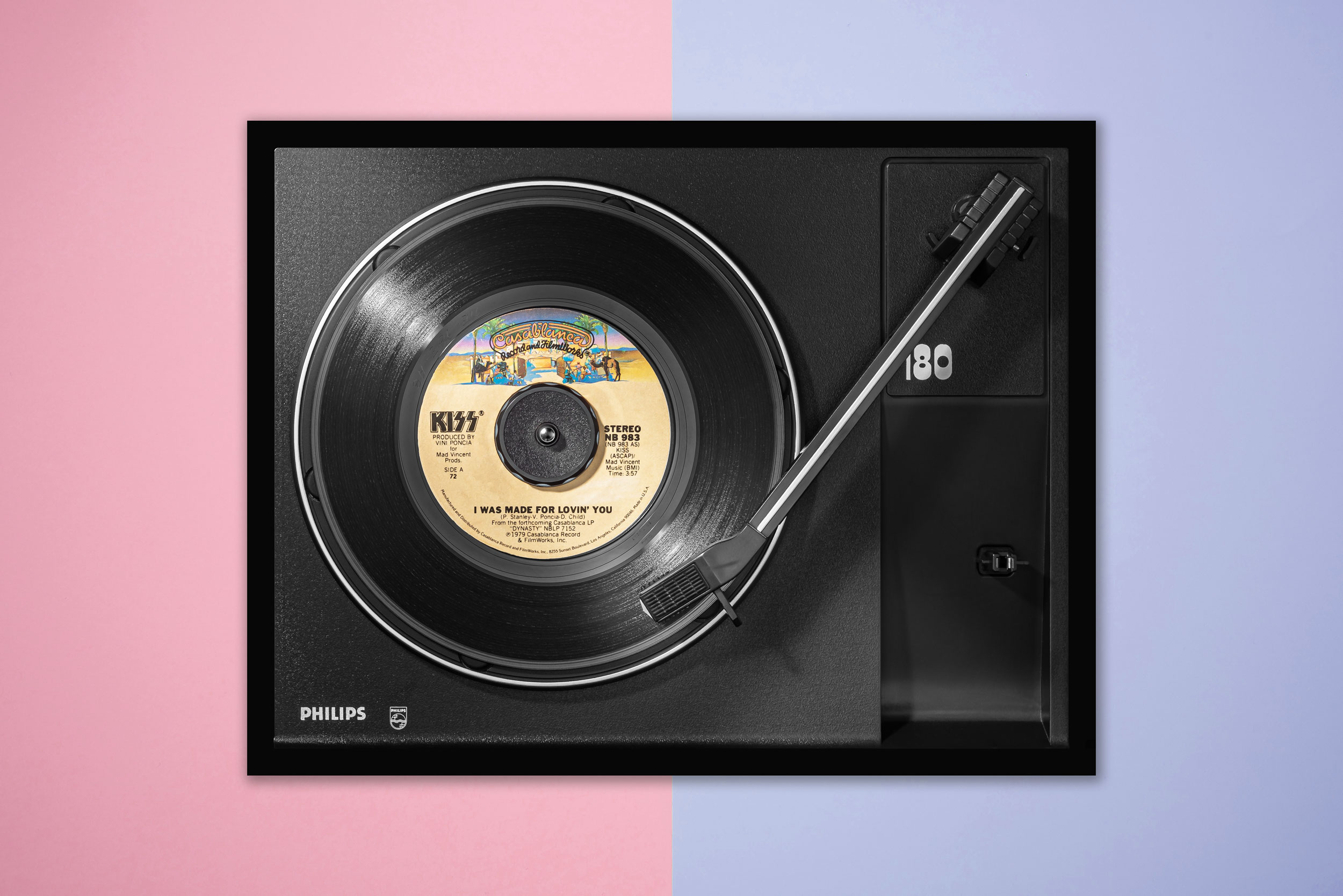Vinylography No. 15 Kiss I was made for loving you on Philips