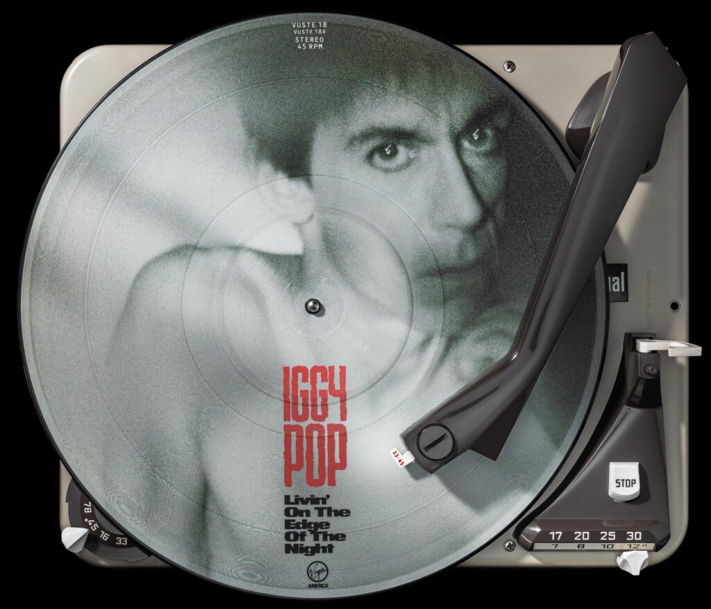 Vinylography No. 17 Iggy Pop Livin on the edge of the night on Dual