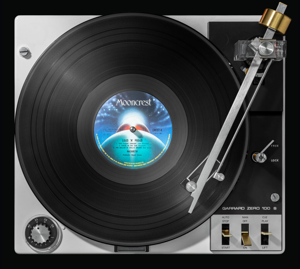 Vinylography No. 64 Nazareth Loud 'n' Proud on Garrard Zero 100 S