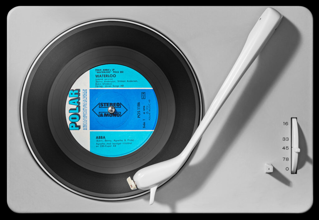 Vinylography Iconic ABBA, Waterloo on Braun PC3