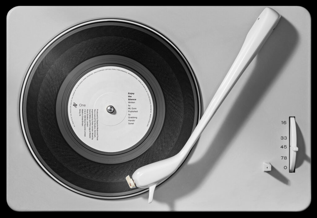 Vinylography Iconic Depeche Mode, Enjoy The Silence on Braun PC3