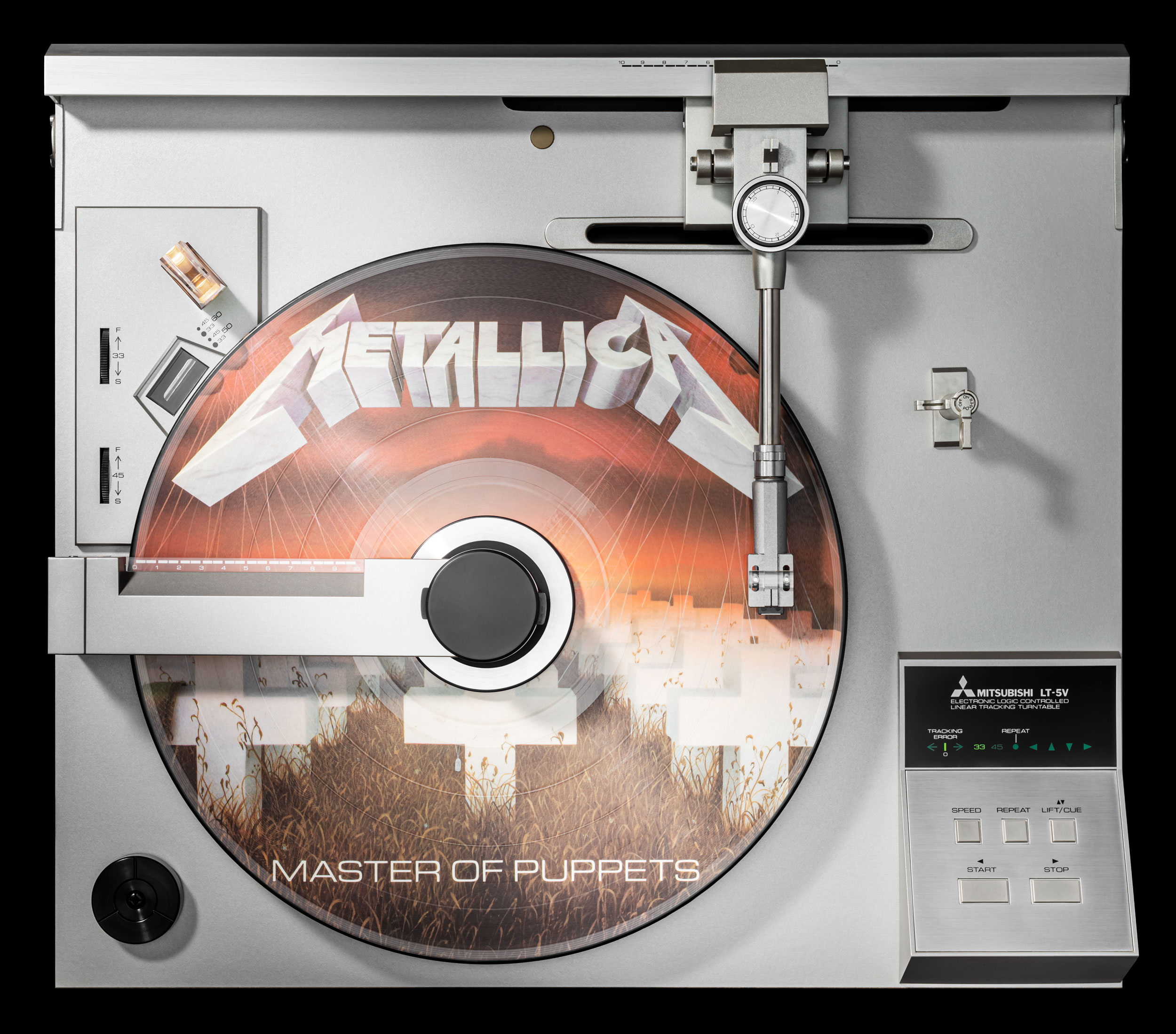 Vinylography No. 33 Metallica Master Of Puppets on Mitsubishi LT-5V