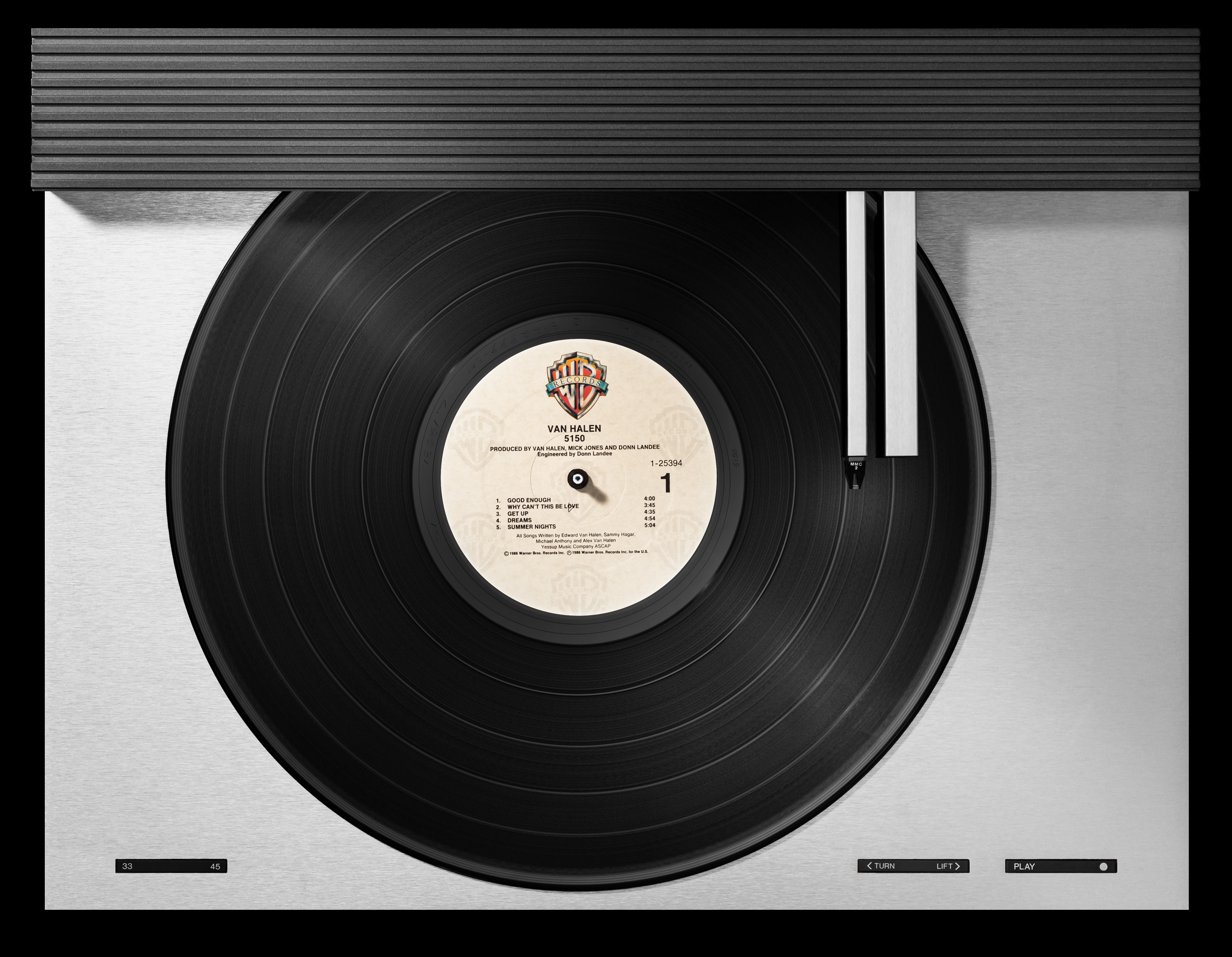 Vinylography No. 90 Van Halen 5150 on Bang & Olufsen Beogram 5550