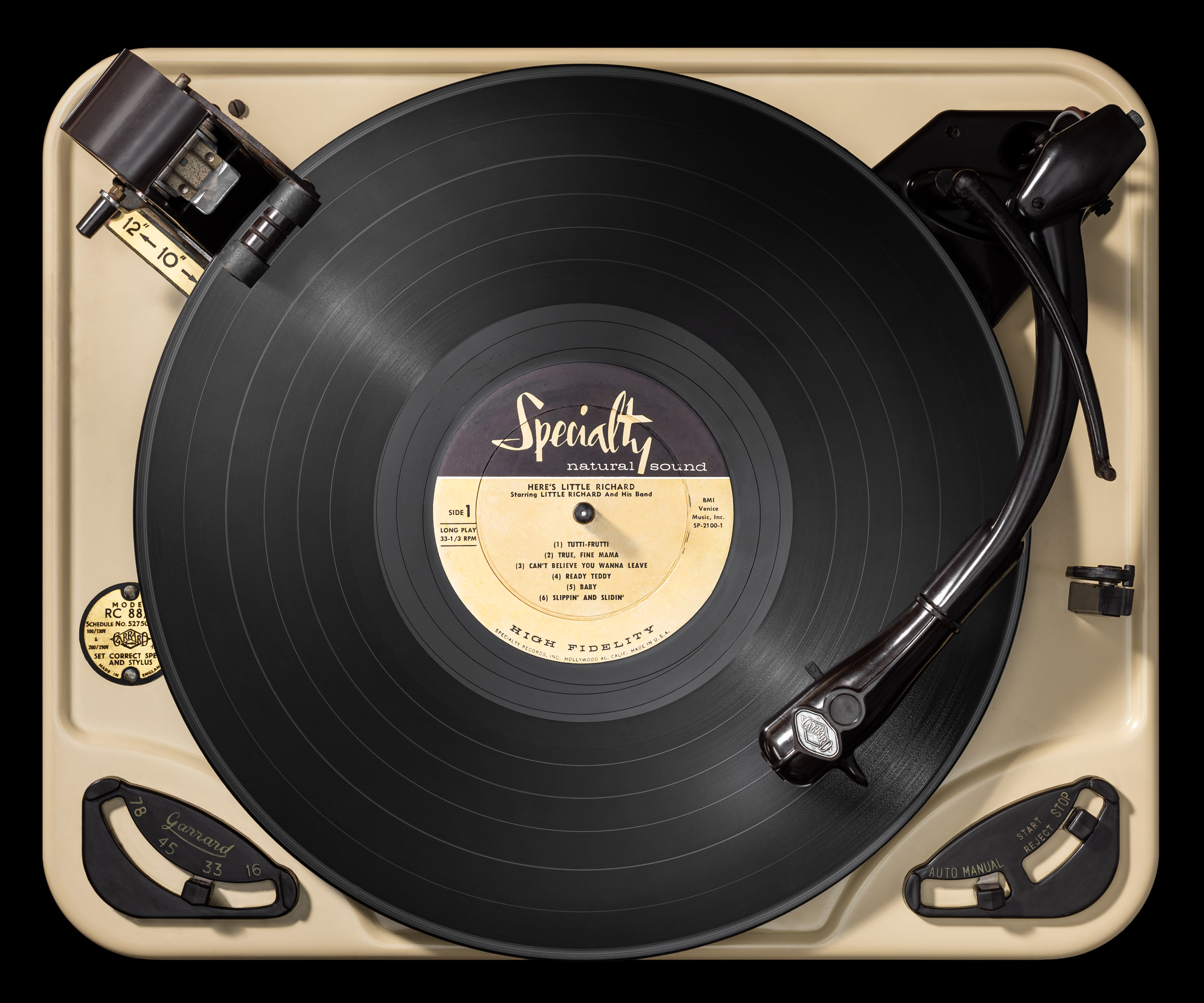 Vinylography No. 100 Little Richard Here's Little Richard on Garrard RC 88/4